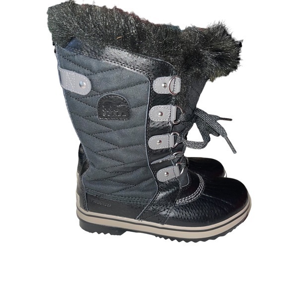 Sorel Joan Of Artic Youth Snow Waterproof Boots Size 3